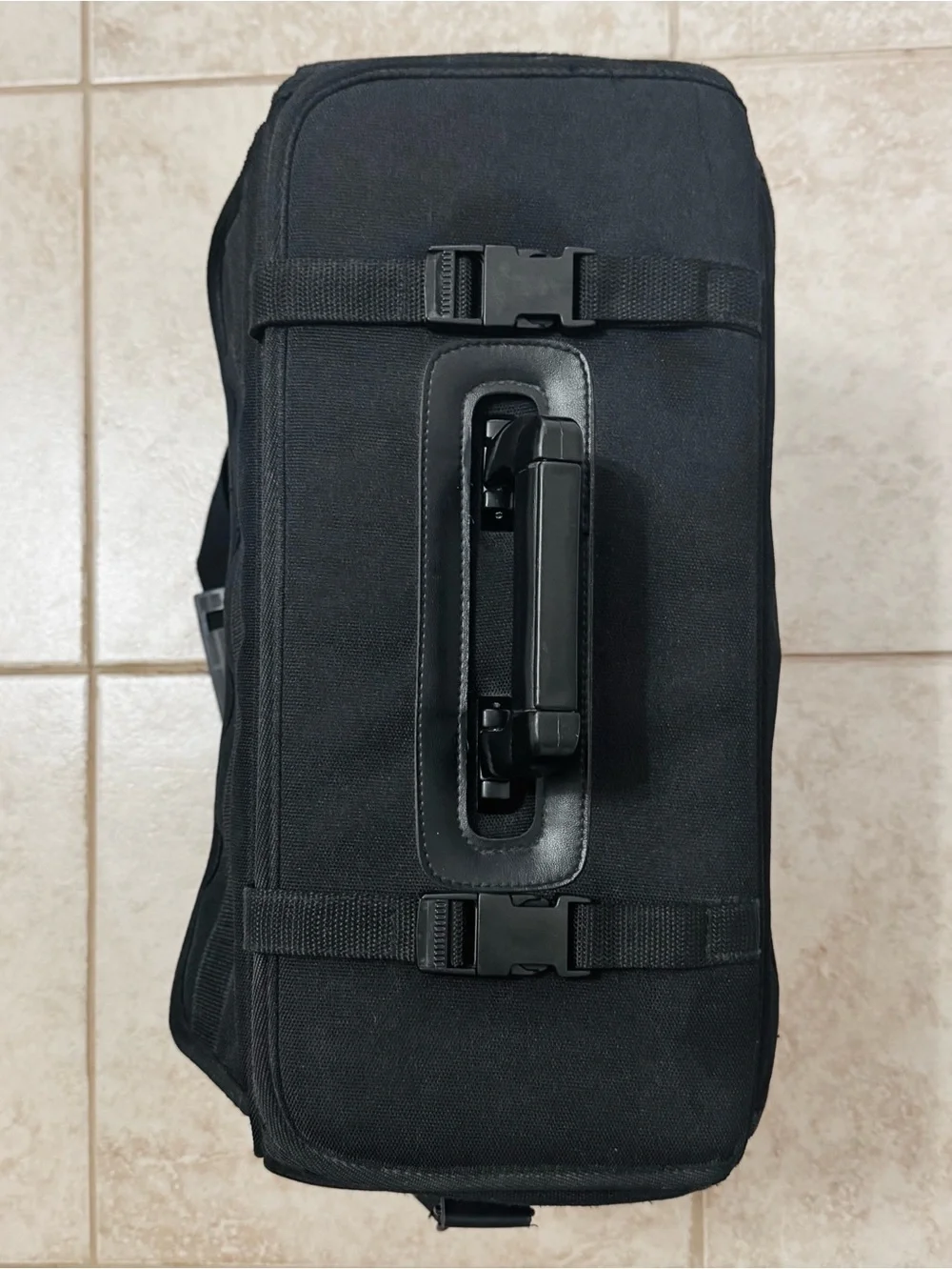 Rolling Briefcase Laptop Suitcase with Wheels Black